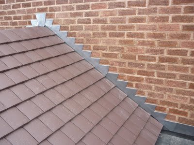 Lead flashing repair on a Haywards Heath roof