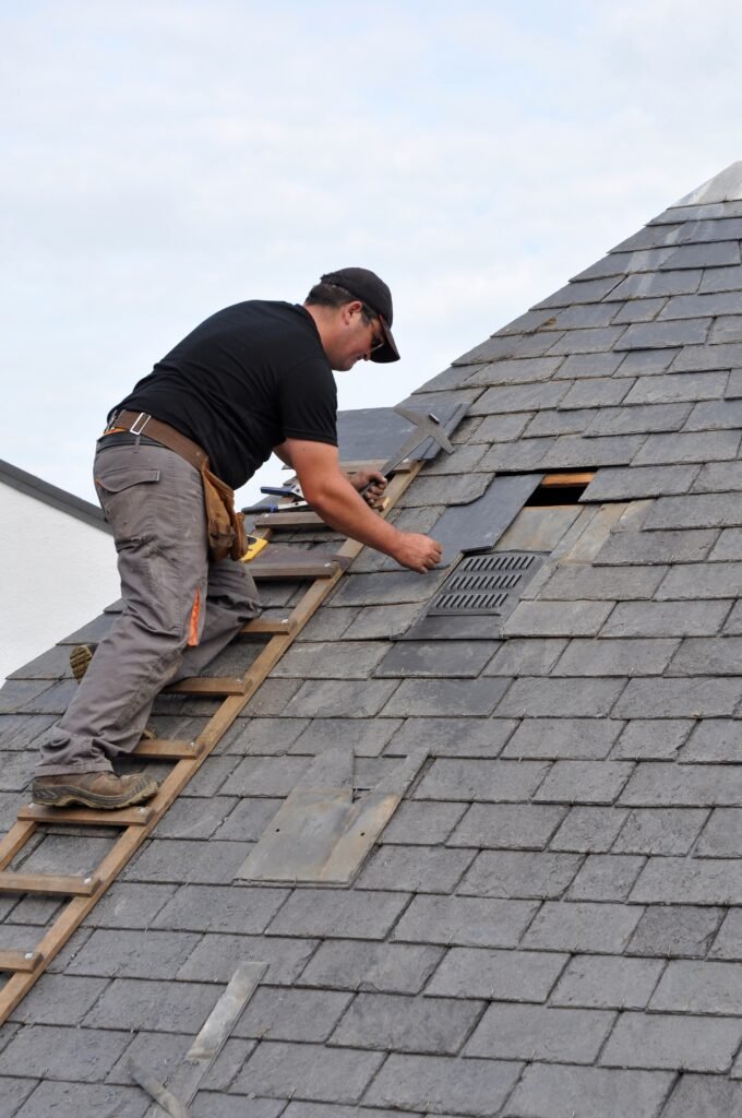 Slate roof repair work in Haywards Heath